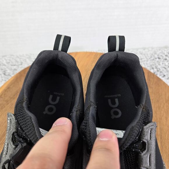 On Running Cloudaway Triple Black Athletic Lace Up Daily Gym Sneaker Womens 8 - Picture 12 of 13
